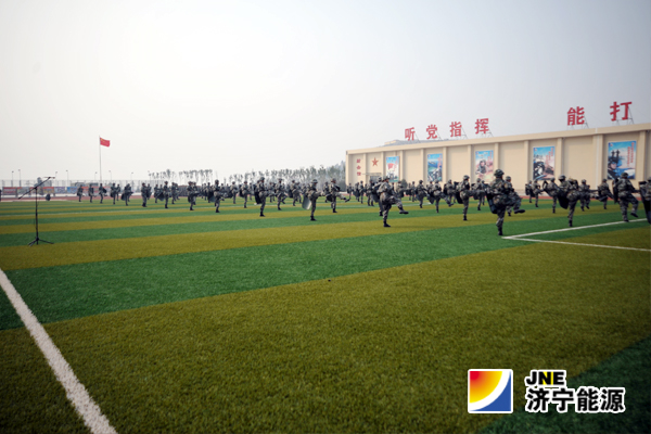 集团公司民兵应急连参加全市民兵应急课目演练