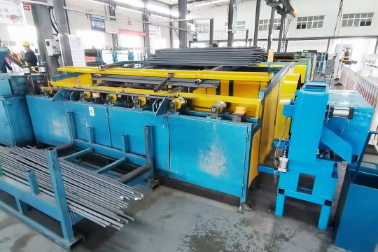 盛源矿用产品公司自动斜头机使车间无人化进程再提升