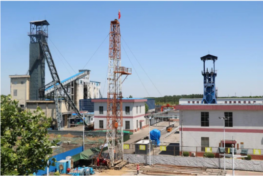 重点项目攻坚丨义桥煤矿充填系统注浆孔工程正式开钻