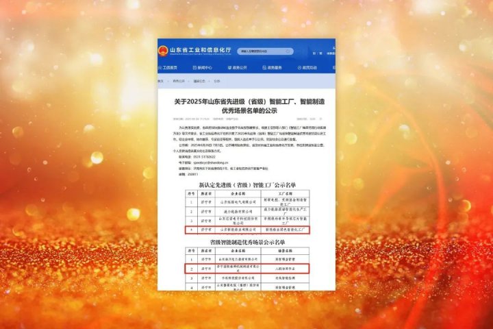 济宁能源集团两企业荣获省智能工厂及智能制造优秀场景称号